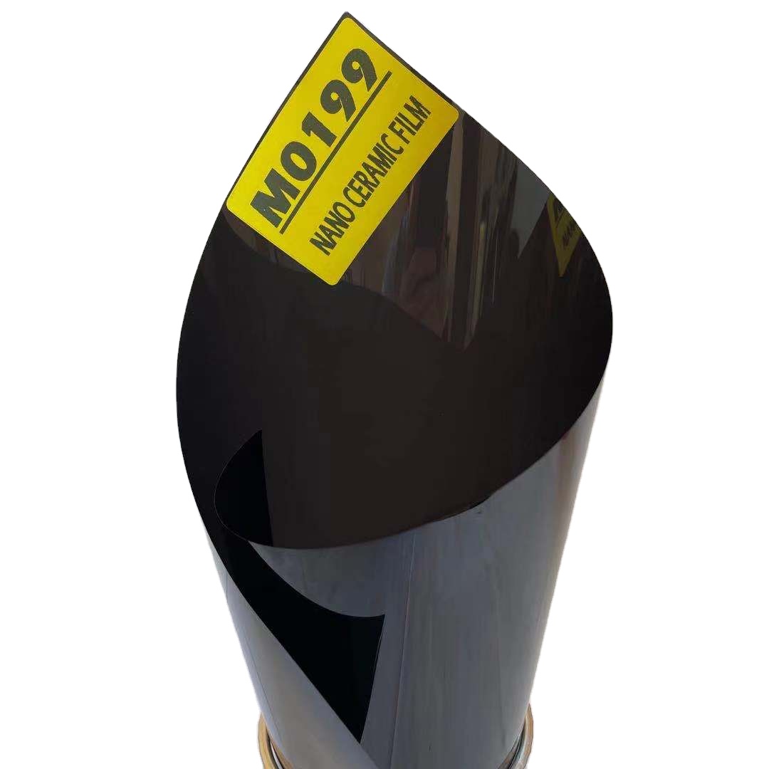 M0199 NANO CERAMIC ULTRA BLACK 1% IR CUT99% UV CUT99% SOLAR CONTROL WINDOW 10 YEARS WARRANTY AUTOMOTIVE TINT FILM
