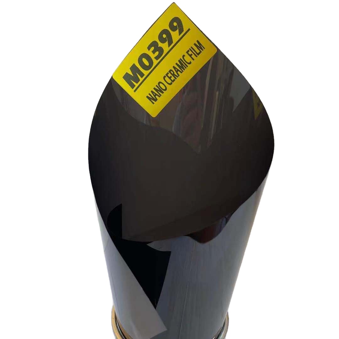 M0399 NANO CERAMIC SUPER BLACK 3% IR CUT 99% UV REJECT 99% SOLAR CONTROL WINDOW TINT AUTOMOTIVE FILM