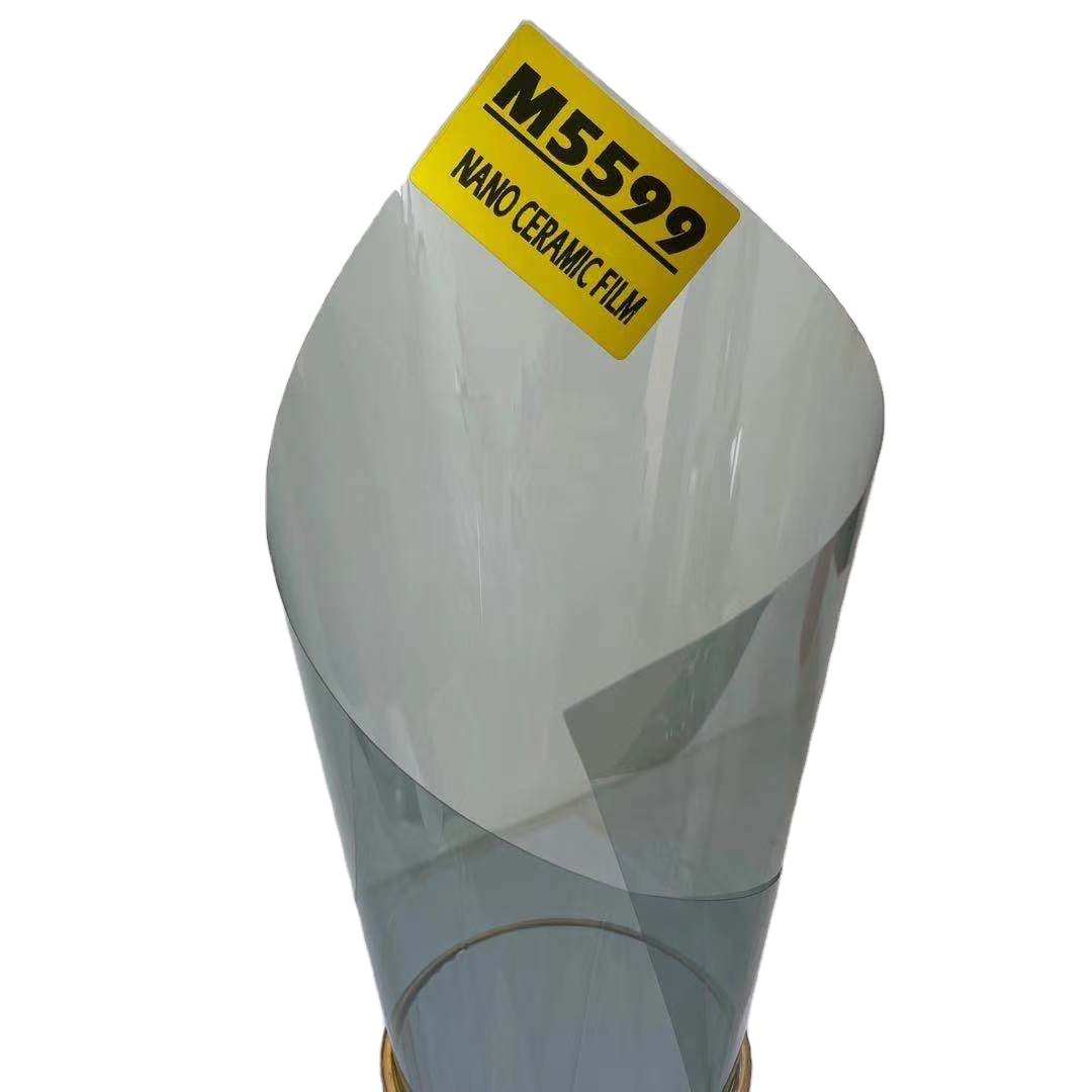 M5599 NANO CERAMIC VLT55% IR CUT99% UV REJECT99% SOLAR CONTROL WINDOW TINT AUTOMOTIVE FILM SKY BLUE WINDSHIELD