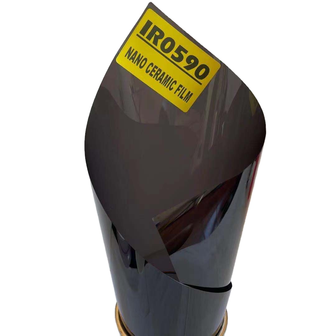 IR0590 NANO CERAMIC VLT5% IR CUT90% UV REJECT 99% SOLAR CONTROL 10 YEARS WARRANTY WINDOW AUTOMOTIVE TINT FILM