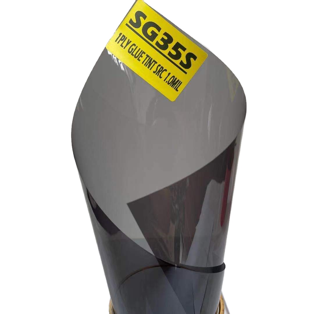 SG35S GLUE TINT VLT 35% IR 12% UV PROTECTION HEAT SUN CONTROL PRIVACY CERAMIC SOLAR WINDOW AUTOMOTIVE FILMLUE TINT FILM