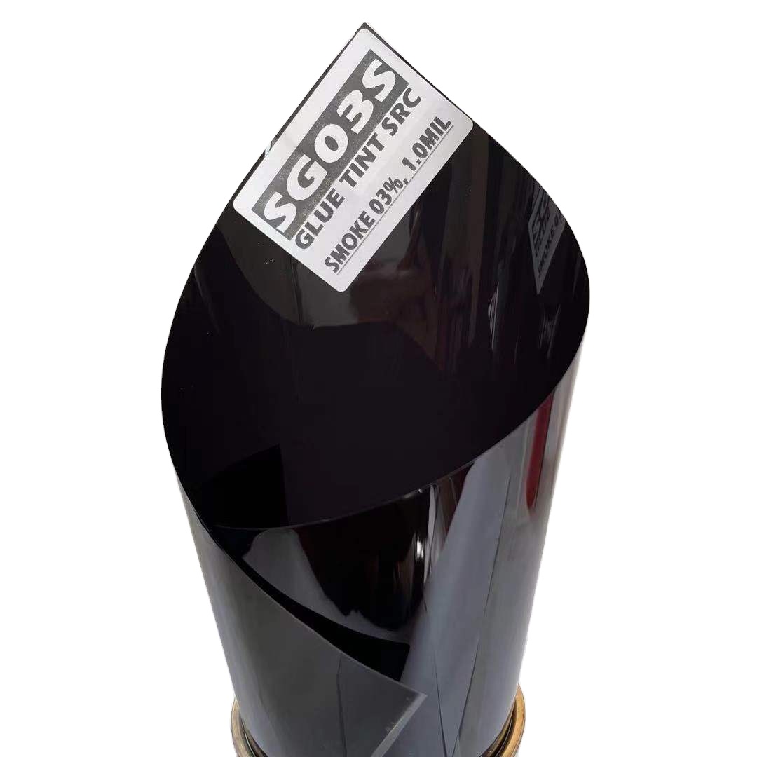 SG03S SELF ADHESIVE VLT 3% IR 12% UV 99% HEAT INSULATION SAFETY GLASS CAR SOLAR SECURITY WINDOW GLUE TINT FILM