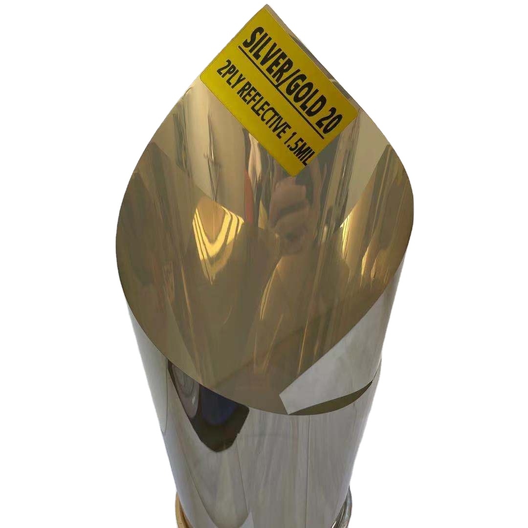 SILVER/GOLD 20 SECURITY FILM FOR BUILDING GLASS SAFETY FILM BUILDING ARCHITECTURE COMMERCIAL RESIDENTIAL FILM