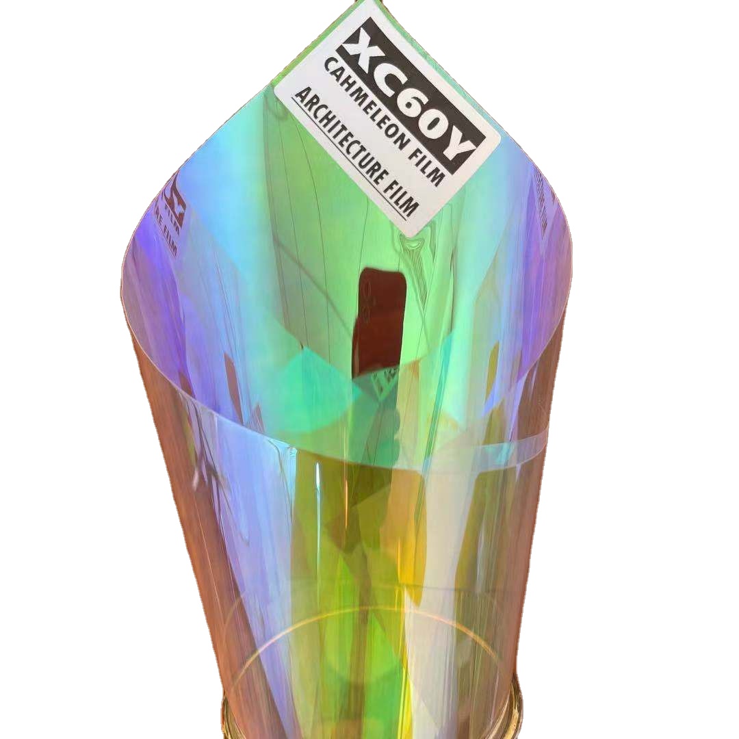 XC60Y BUILDING GLASS FILM SAFETY FILM ARCHITECTURE COMMERCIAL RESIDENTIAL CHAMELEON TINT BUILDING WINDOW GLASS CHAMELEON FILM