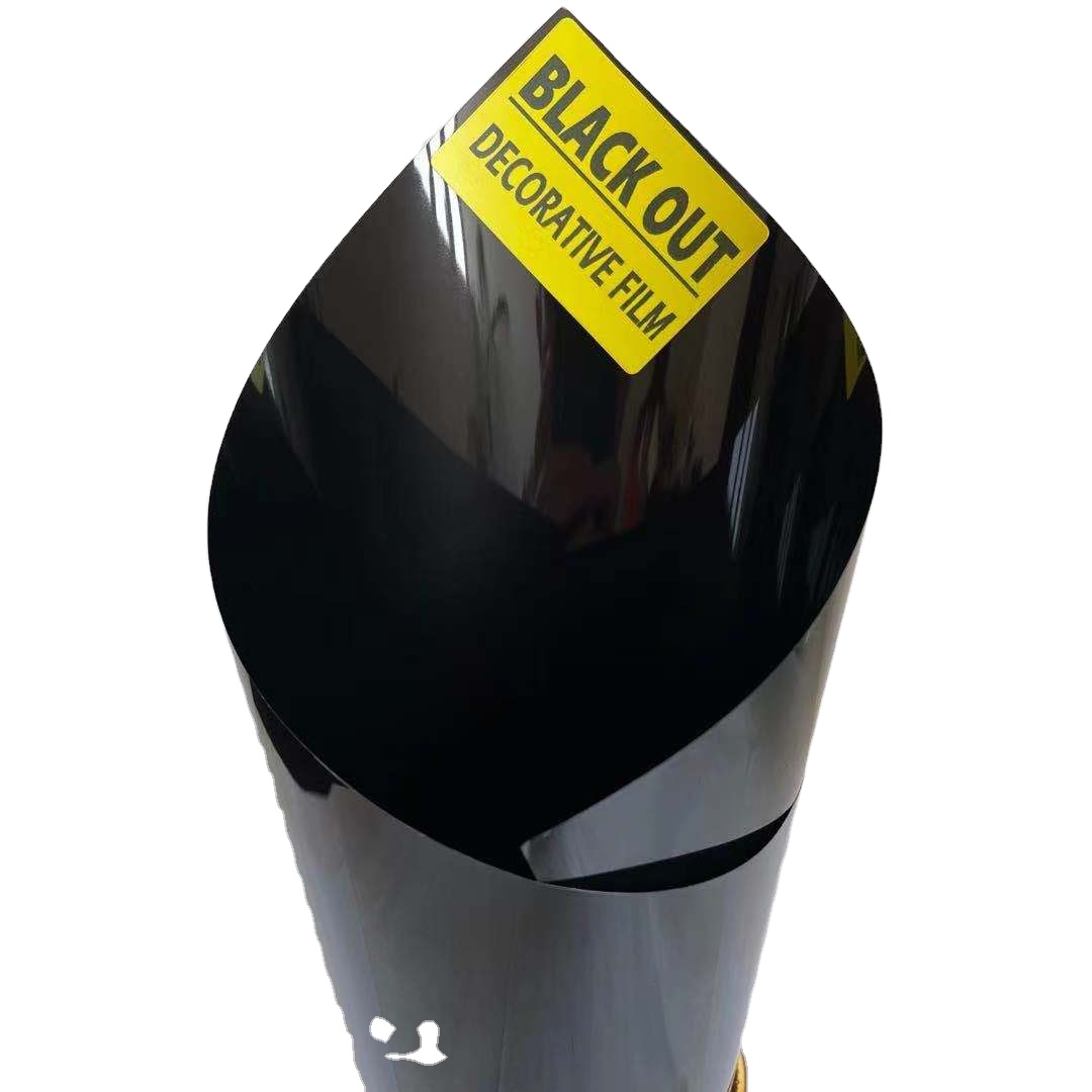 BLACK OUT DECORATIVE FILM 2.0MIL THICKNESS SAFETY SECURITY ARCHITECTURE COMMERCIAL RESIDENTIAL WINDOW FILM