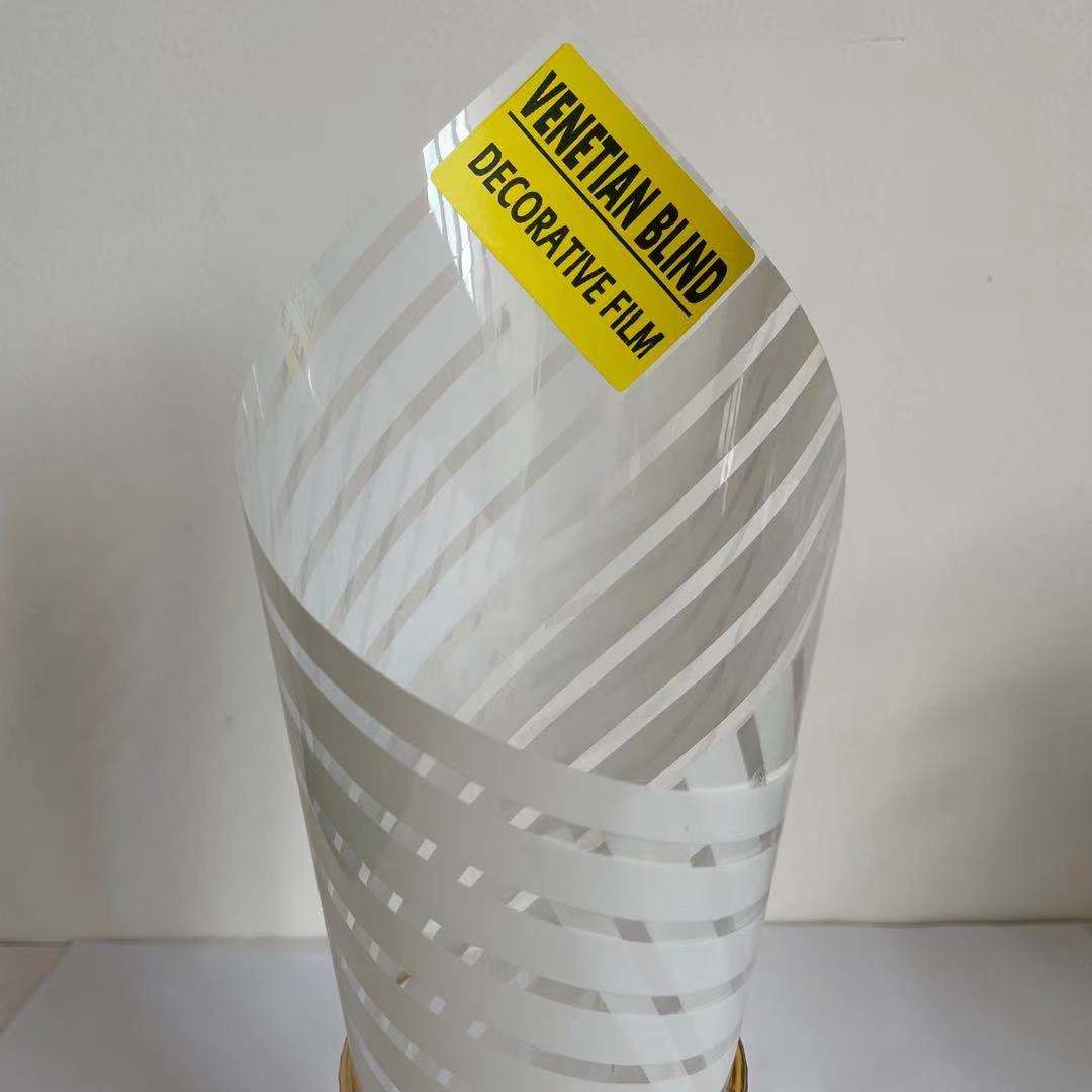 VENETIAN BLIND DECORATIVE GLASS FILM 2.0 MIL OFFICE HOME GLASSVPRIVATE PROTECTION DECORATION GLASS WINDOW FILM