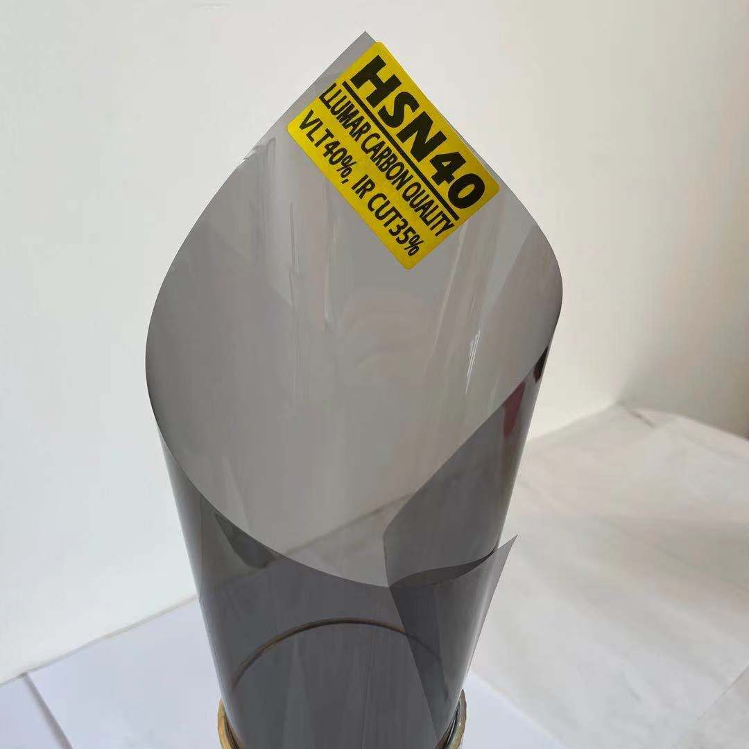HSN40 VLT 40% IR 35% LLUMAR CARBON QUALITY STRONG SHRINKAGE ANTI-SCRATCH COLLISION LLUMAR CARBON QUALITY AUTOMOTIVE WINDOW FILM