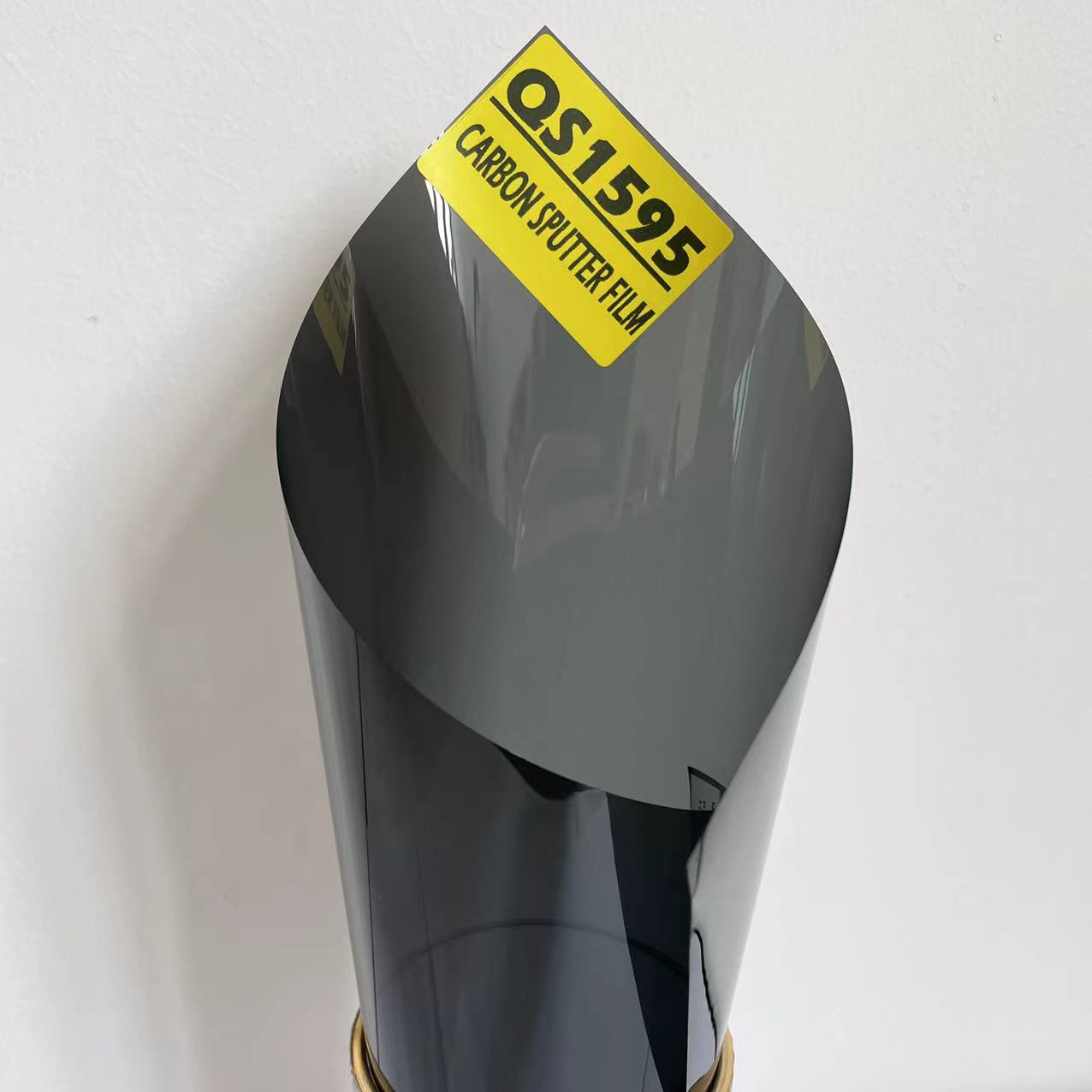 QS1595 GLASS WINDOW FILM PRIVACY CARBON COLOR STABLE VLT 15% IR 95% AUTOMOTIVE CARBON WINDOW TINT FILM