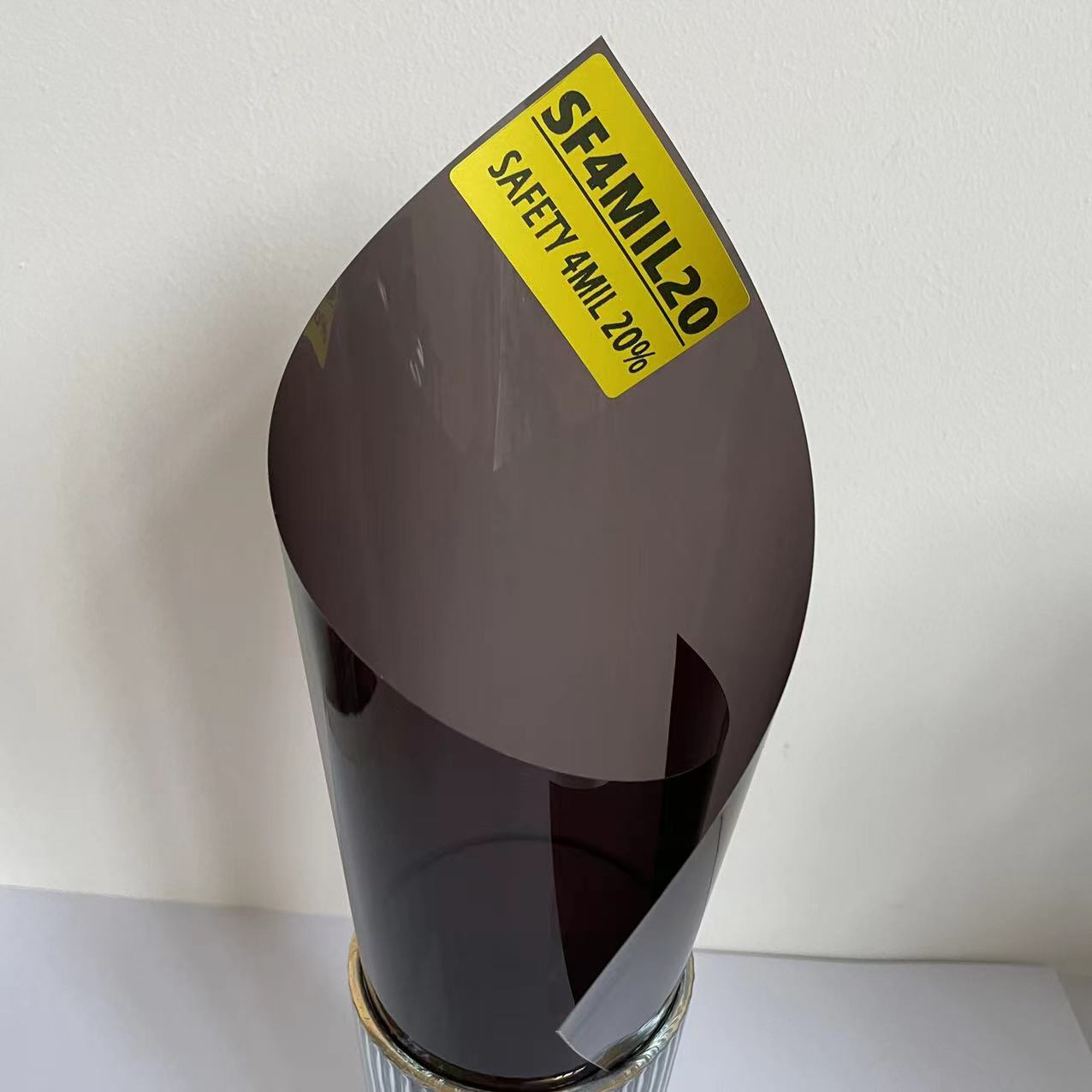 SF4MIL20 ANTI GLARE WINDOW FILM SECURITY FILM ADHESIVE SOLAR CONTROL WINDOW TINT AUTOMOTIVE SECURITY FILM 4MIL