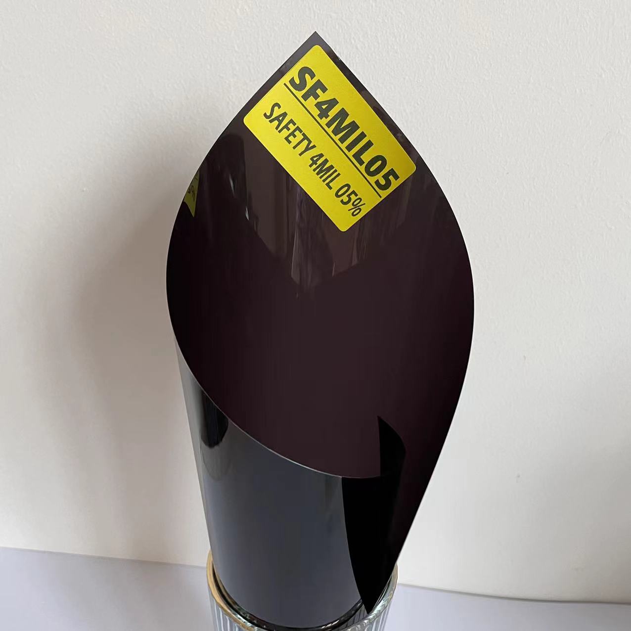 SF4MIL05 4MIL SAFETY FILM SUPER BLACK 5% SOLAR CONTROL WINDOW AUTOMOTIVE SECURITY TINT WINDOW FILM