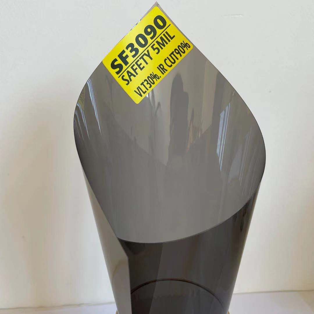SF3090 4.0 MIL WINDOW SECURITY FILM ADHESIVE ANTI SHATTER SAFETY WINDOW TINT AUTOMOTIVE SAFETY WINDOW FILM