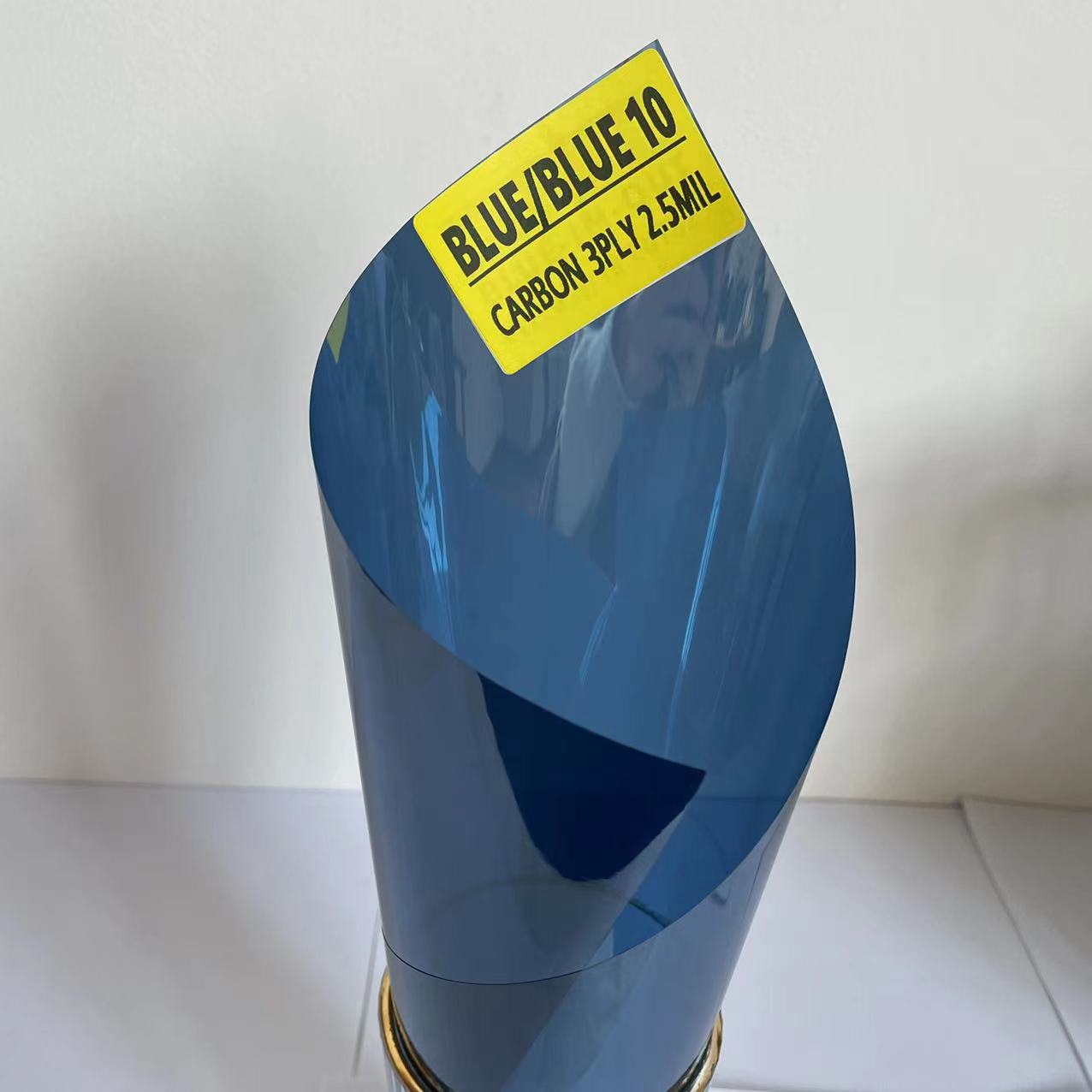 BLUE BLUE 10 VEHICLE GLASS TINT FILM SECURITY WINDOW FILM TWO WAY MIRRORED SAFETY FILM FOR BUILDING GLASS