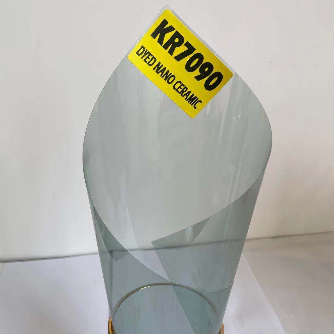 KR7090 WINDOW FILM TO KEEP HEAT IN VLT 70% IR 90% UV BLOCKING HEAT CONTROL DYED NANO FILM WINDSHIELD