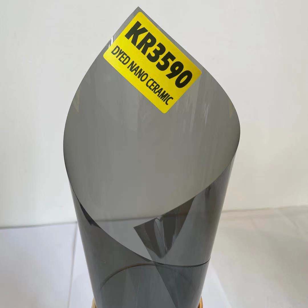 KR3590 VLT 35% IR 90% PROFESSIONAL AUTOMOTIVE WINDOW TINT FILM ANTI UV HEAT FILM NANO CERAMIC DYED FILM