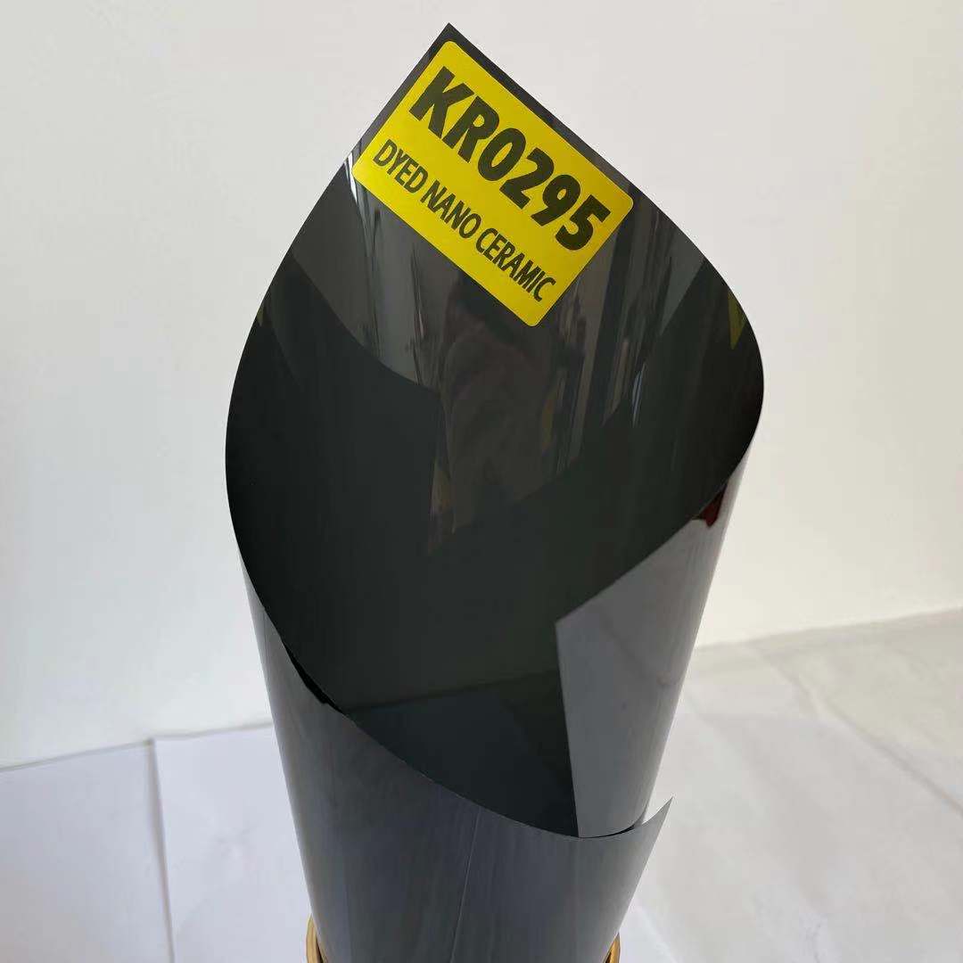 KR0295 2PLY 1.8MIL VLT 2% IR 95% WINDOW CERAMIC TRANSITION WINDOW TINT GLASS AUTOMOTIVE DYED CERAMIC NANO FILM