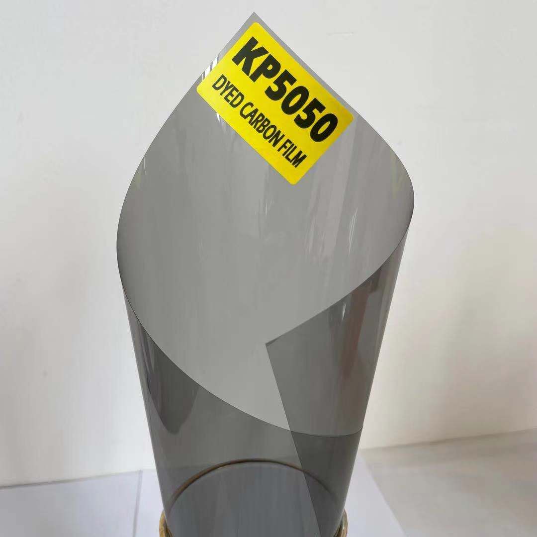 KP5050 PROFESSIONAL CARBON WINDOW TINT FILM FOR AUTO BLACK 50% IR 50% 1.8MIL LIGHT CAR WINDOW TINT DYED NANO CARBON FILM