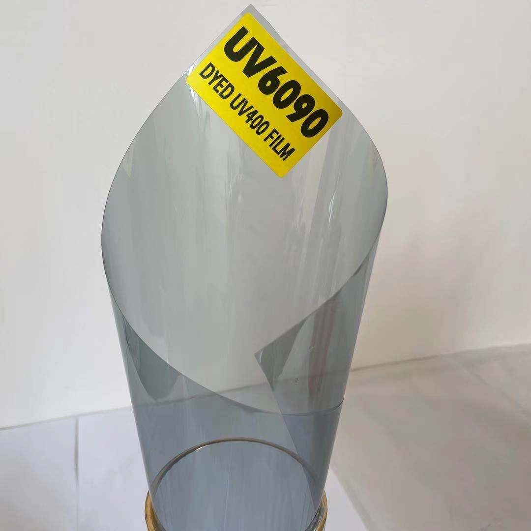 UV6090 DYED UV400 FILM CAR ACCESSORIES VLT 60% IR 90% UVA UVB 100% REJECT UV PROTECTION GLASS WINDOW TINT AUTOMOTIVE FILM