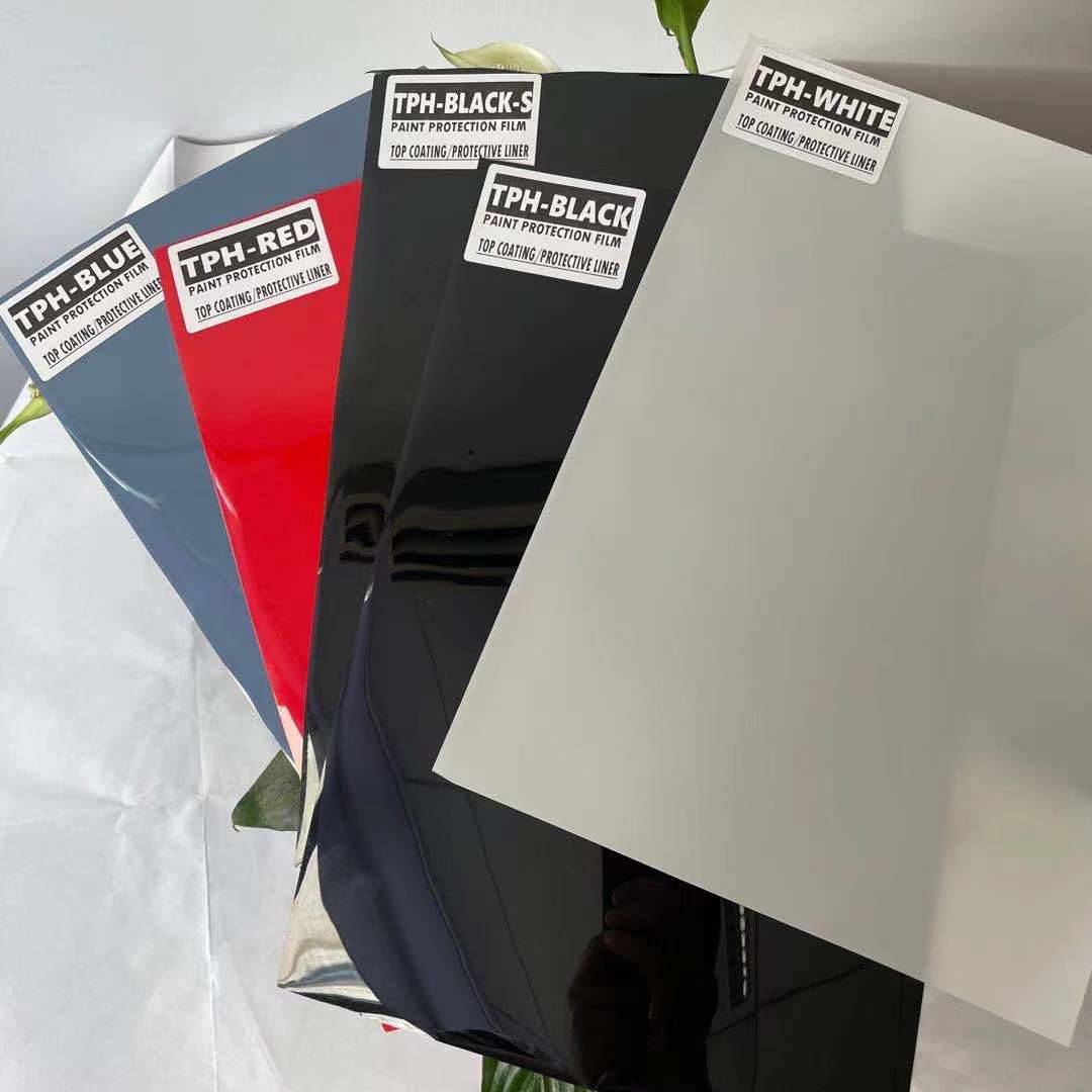 TPH WHITE PPF PAINT PROTECTION FILM HIGH QUALITY THICKNESS 5.5MIL SELF HEALING TOP COATING WHITE CLEAR PAINT PROTECTION FILM PPF
