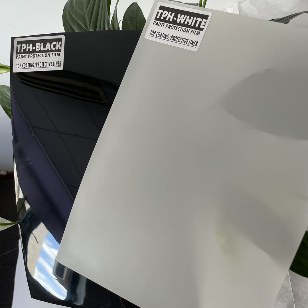 TPH BLACK CAR TPH MATERIAL PAINT PROTECTION FILM HIGH QUALITY SELF HEALING TOP COATING PIANO BLACK TPH PAINT PROTECTION FILM PPF
