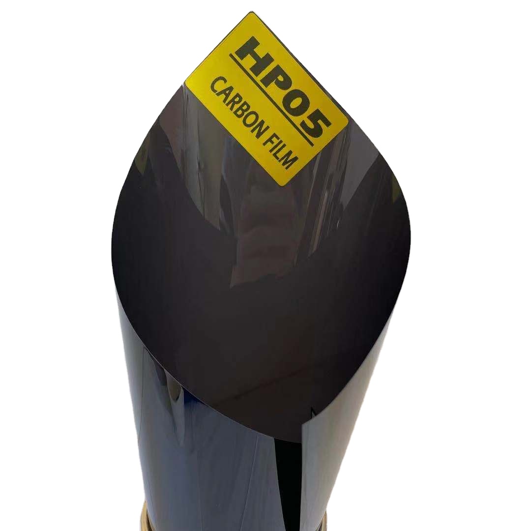 HP05 CARBON FILM SUPER BLACK 5% IR CUT 76% HIGH QUALITY WINDOW FILM SOLAR AUTOMOTIVE TINTING CARBON FILM