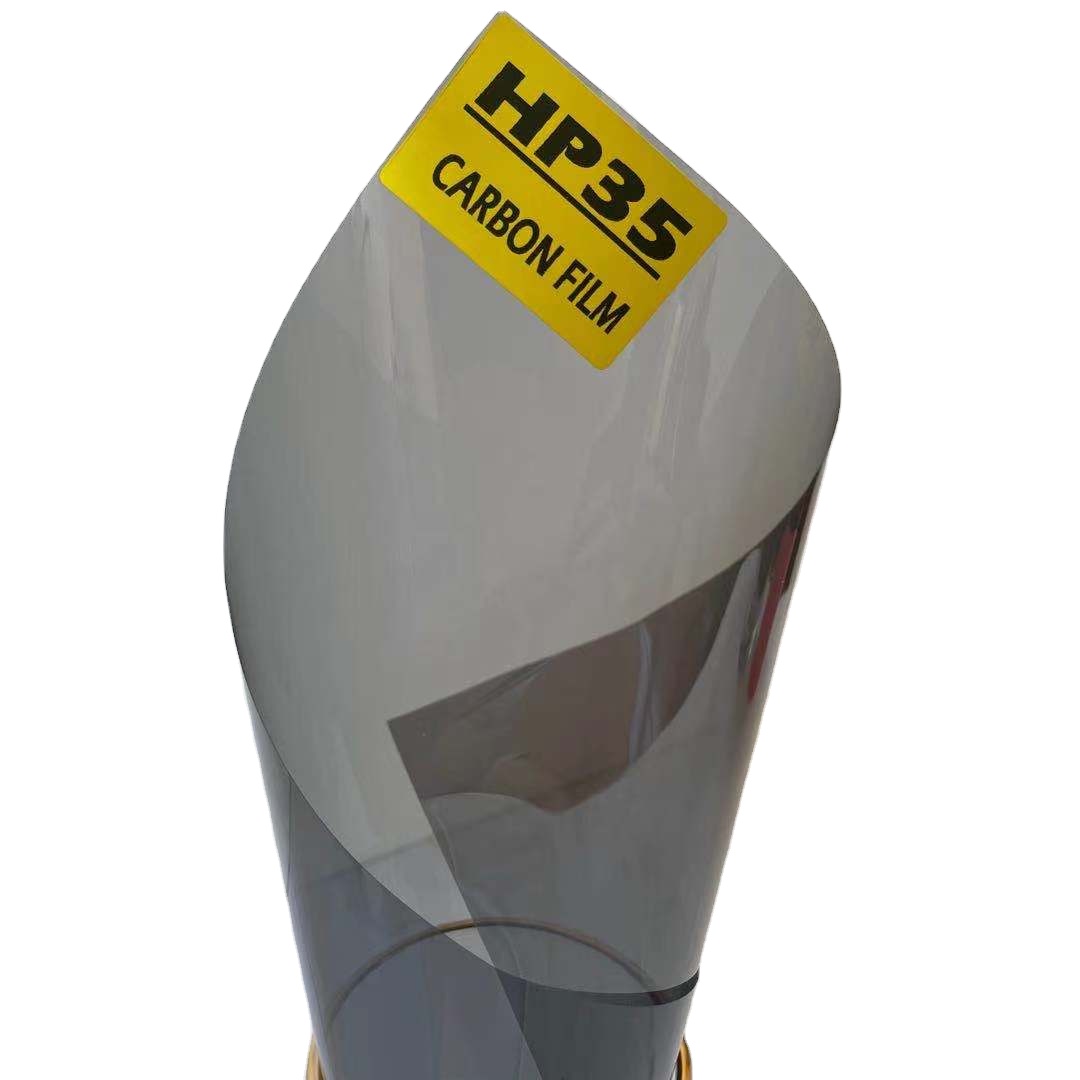CARBON FILM HP35 LIGHT BLACK 35% IR REJECT 40% UV CUT 99% THICKNESS 1.5MIL SOLAR CONTROL WINDOW TINT AUTOMOTIVE FILM