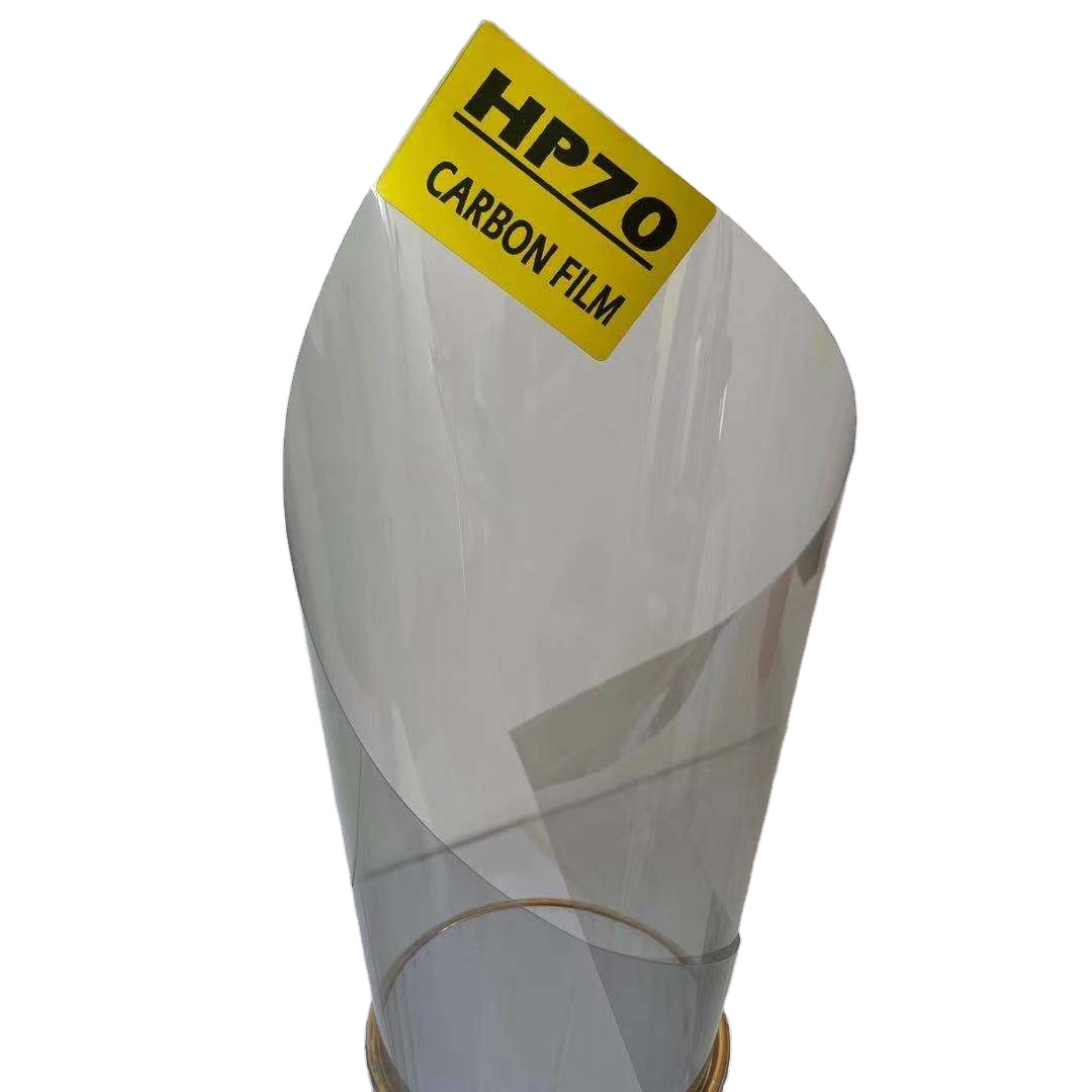 HP70 HIGH QUALITY VLT70% IR 30% UV 99% CAR SOLAR FUNCTIONAL WINDOW FILM AUTOMOTIVE CARBON FILM