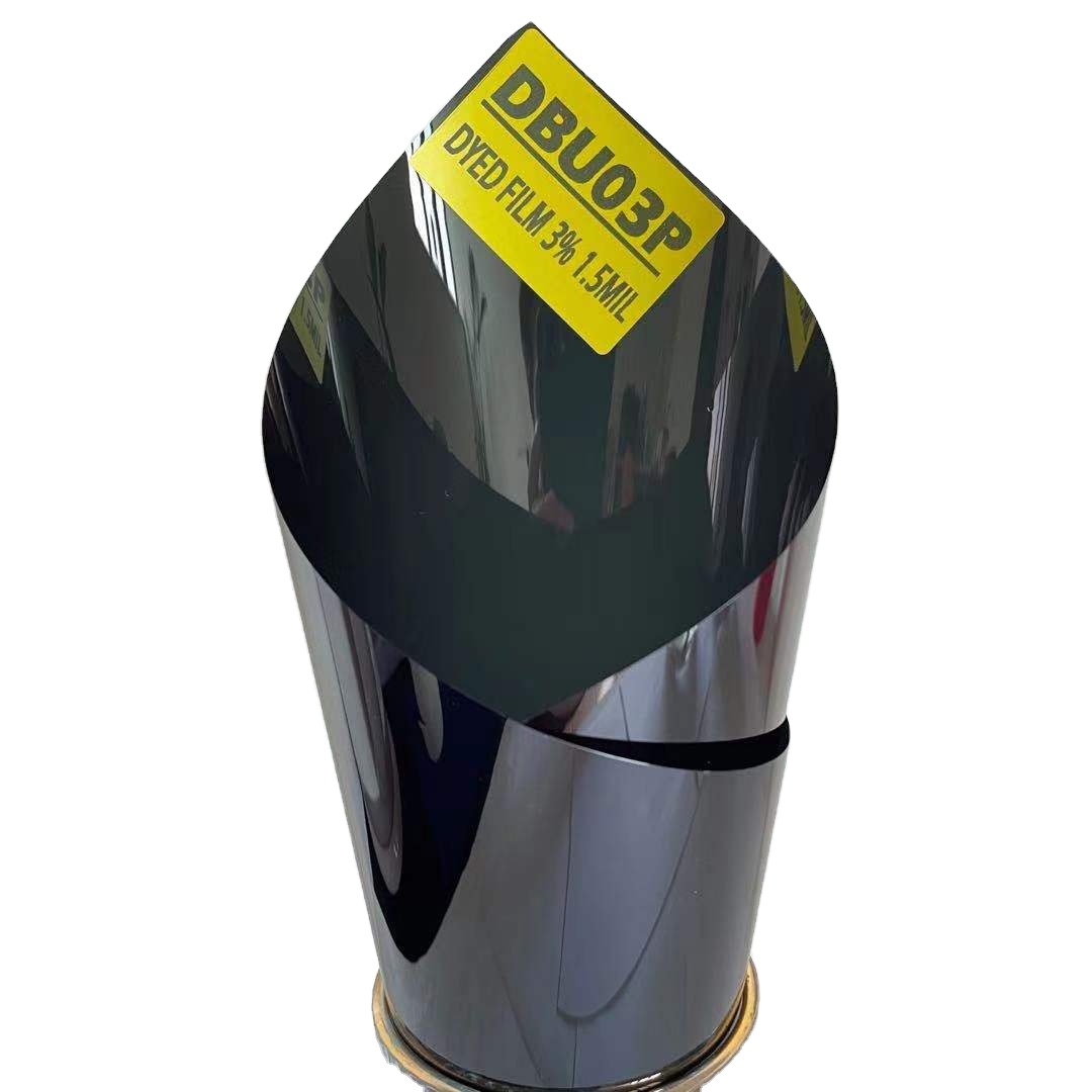 DBU03P WINDOW FILM LIGHT FILTERING VLT 5% IR 10% UV BLOCKING GOOD CLARITY SOLAR CONTROL WINDOW TINT AUTOMOTIVE FILM